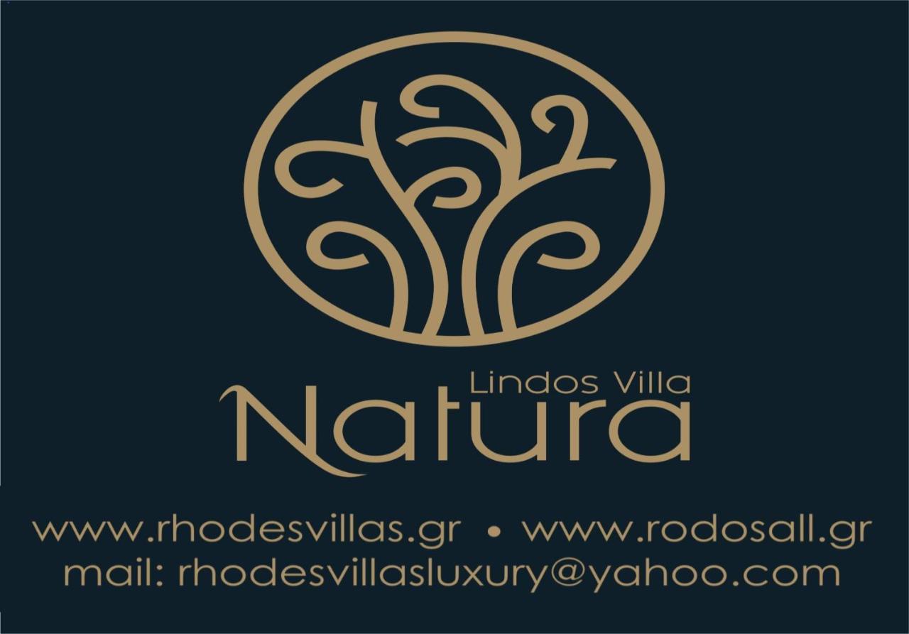 Lindos Villa Natura By Rhodes Villas מראה חיצוני תמונה